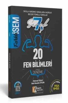 2021 FARKLI İSEM 7. SINIF FEN BİLGİSİ 20 DENEME