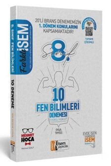 2021 FARKLI İSEM 8. SINIF 1. DÖNEM FEN BİLİMLERİ 10 DENEME