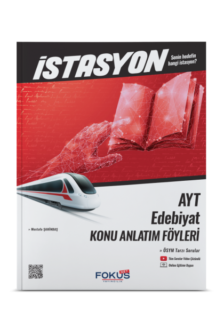 İSTASYON AYT EDEBİYAT KONU ANLATIM FÖY KİTAP