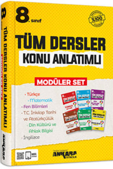 8. Sınıf Tüm Dersler Modüler Konu Anlatımı