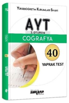 AYT Coğrafya Yaprak Test