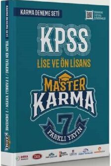 Master Karma 2020 KPSS Lise Ön Lisans GYGK 7 Deneme Dijital Çözümlü